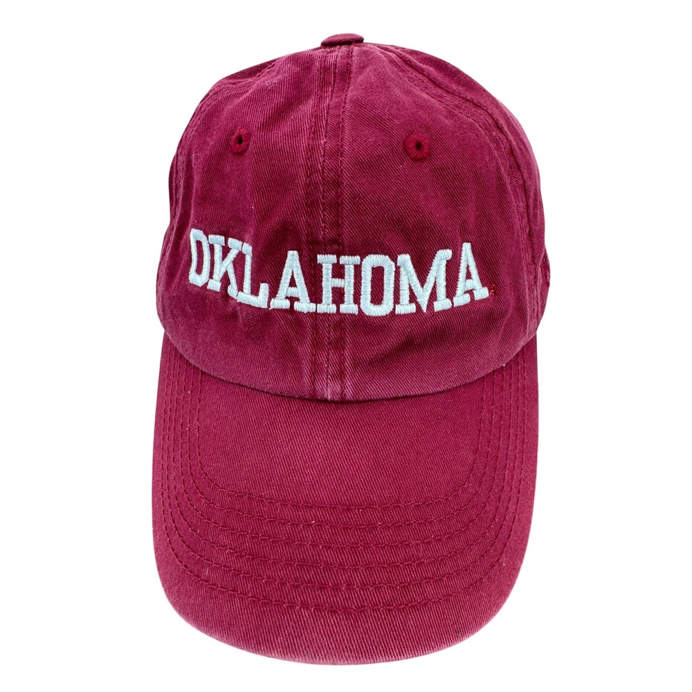 Oklahoma University Hat Cap Alumni Maroon Adjustable Cotton Top Of‎ The World